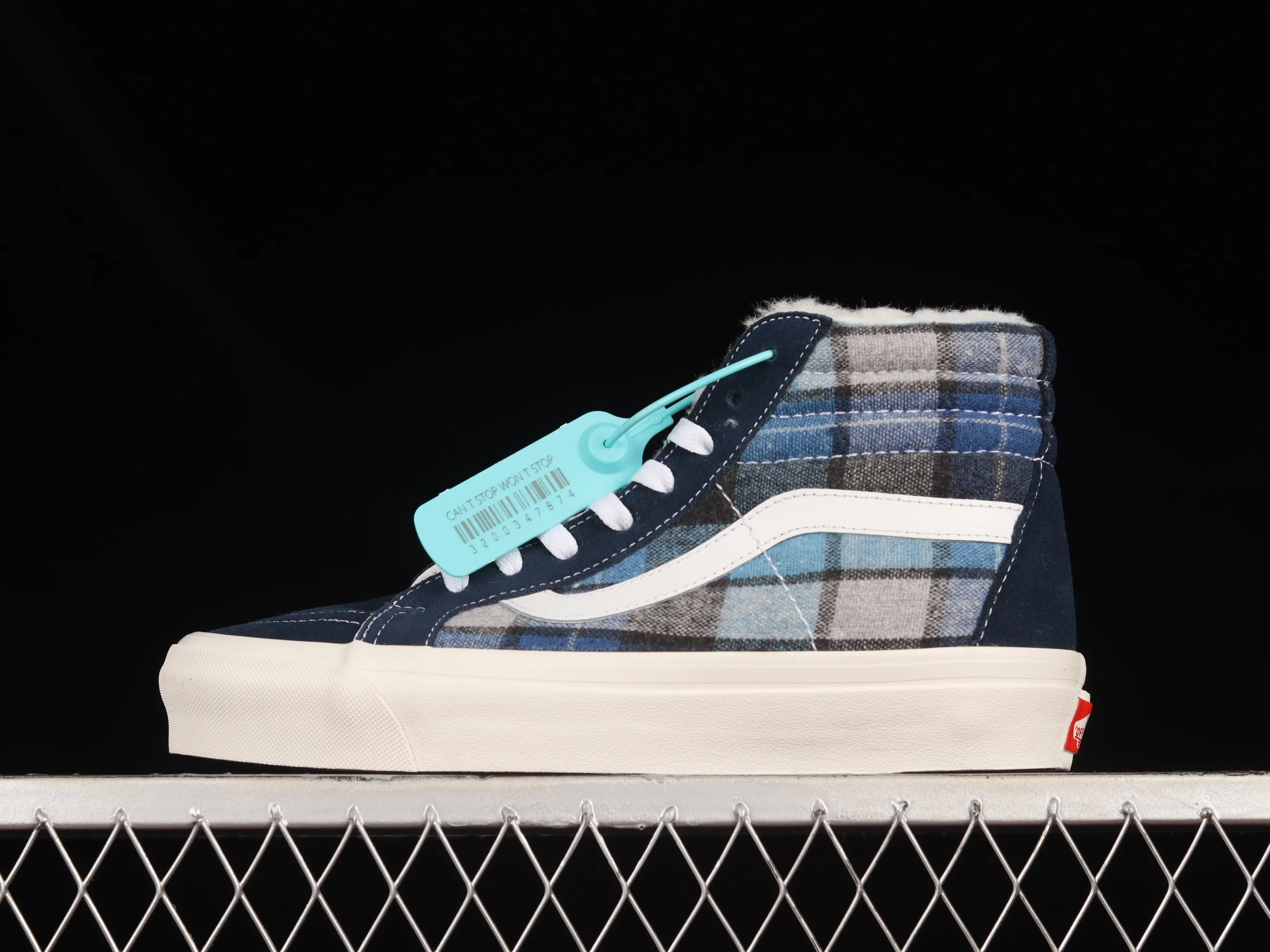 All categories Vans Vans series Vans Hi Vans high-top plus velvet Vans Sk8-Hi x Pendleton joint model plaid element high-top casual sneakers VN0A38GF9GS plus velvet
